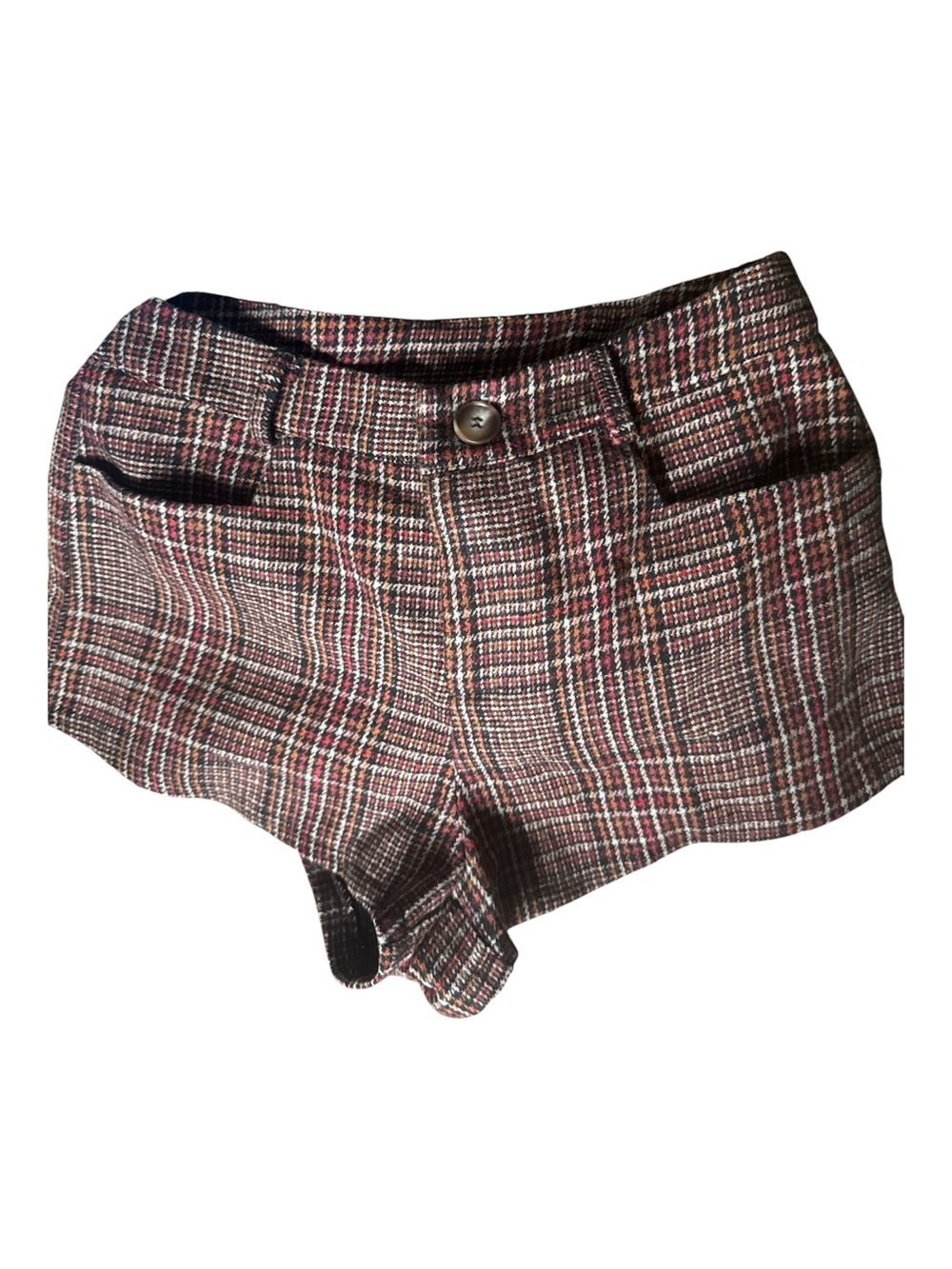 SHEIN four piece bundle Denim tops Plaid Skirt and shorts size small - Picture 3 of 7